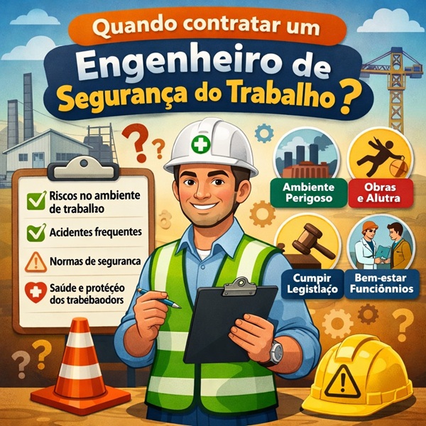 Quando contratar engenheiro de segurança do trabalho em Montenegro